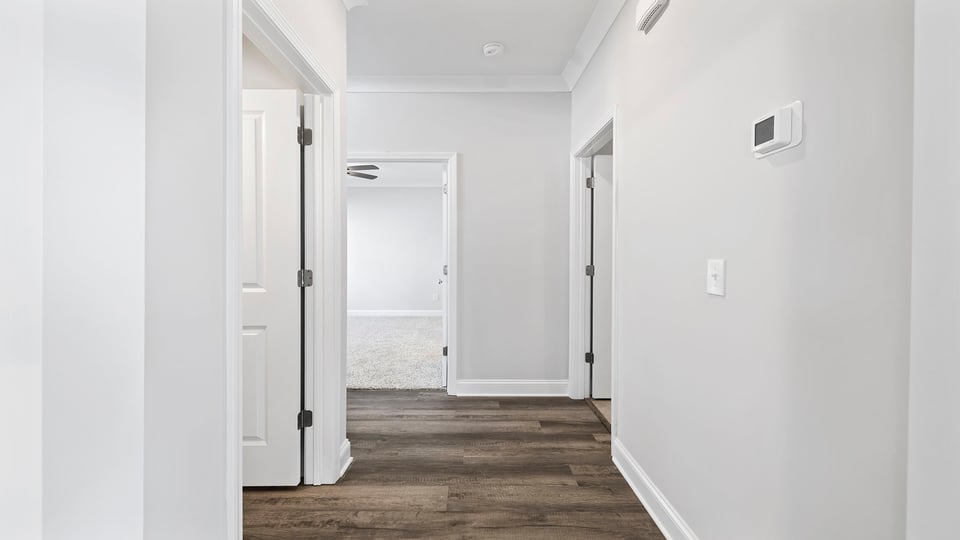 Hallway to rear of home.