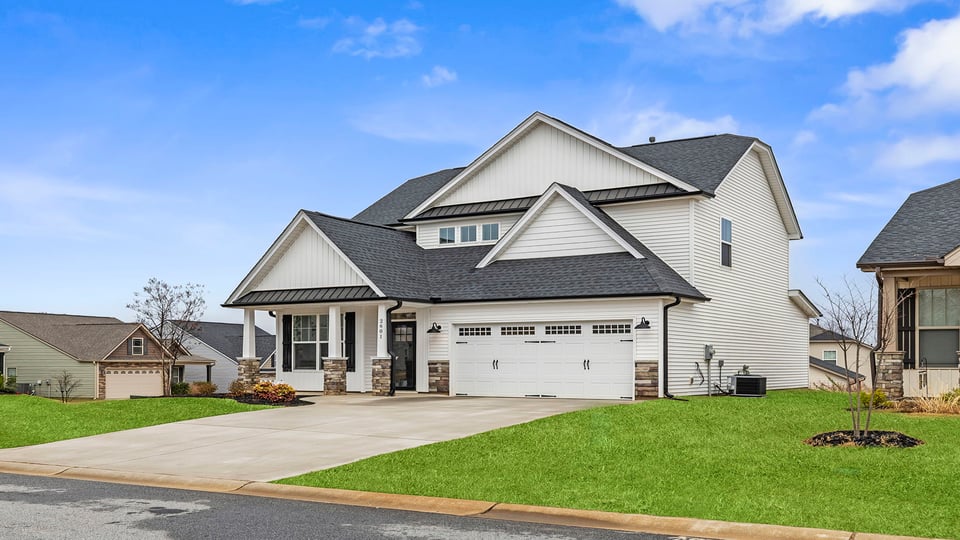 Exterior of Attwood home.