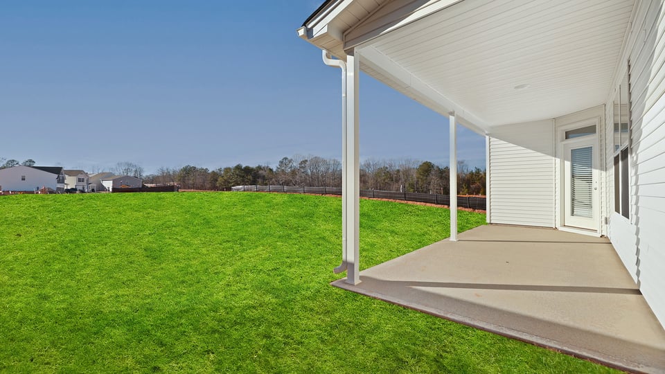 Exterior rear of home.