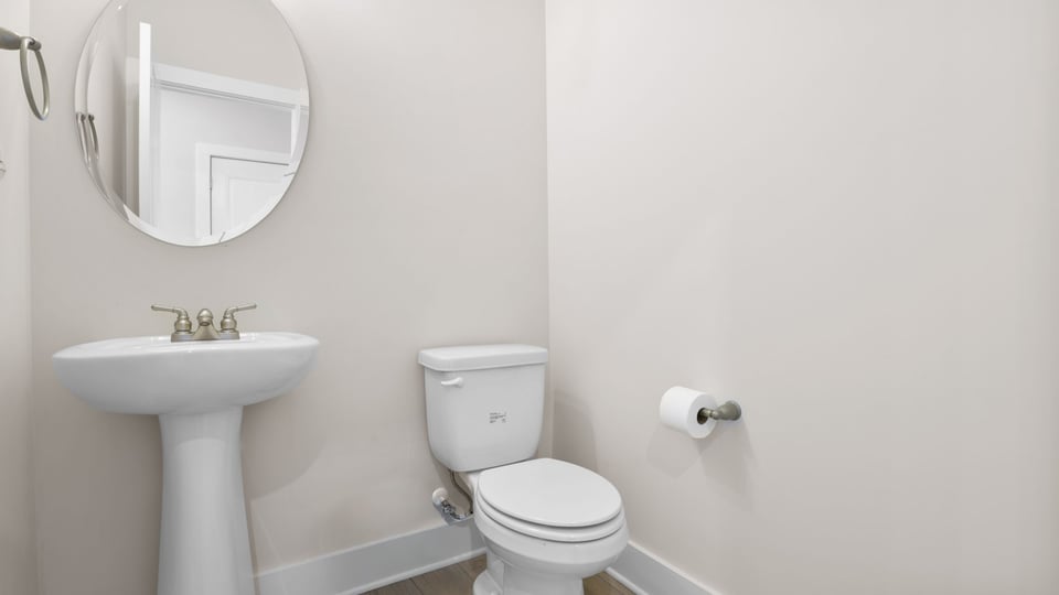 Half bathroom.