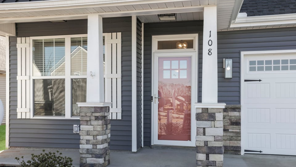 Front exterior of home.