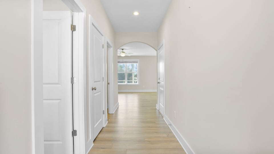 Hallway into home.