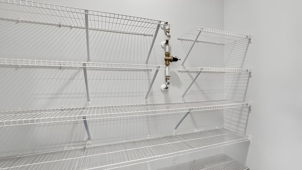 Large pantry of home.