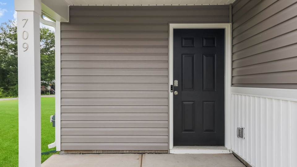 Front entrance of home.