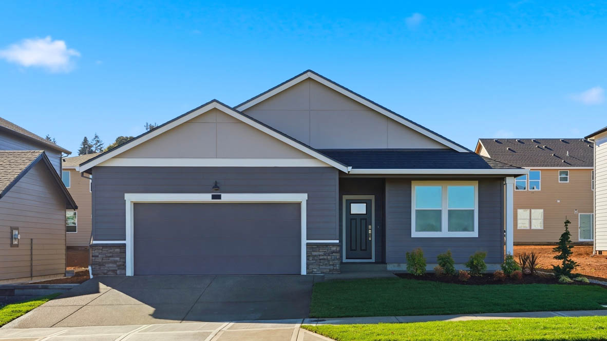 Landau Heights exterior with landscaping