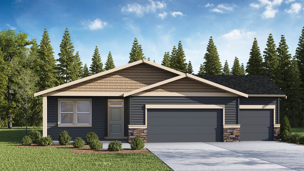 Landau Heights WR50 Rendering  D 3 Car
