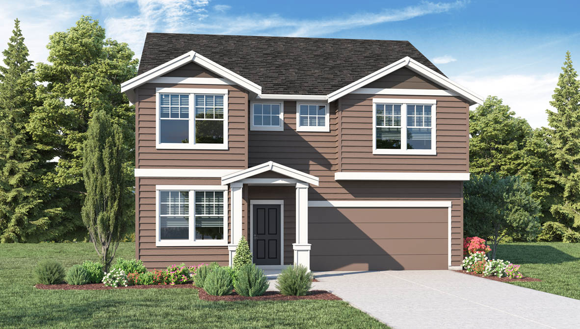 Floor Plan in Telford Estates Gresham, OR D.R. Horton