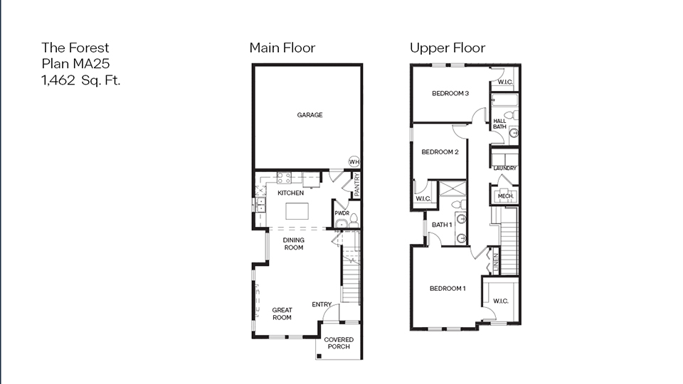 Terrace at Pleasant Valley Forest MA25 Floor Plan