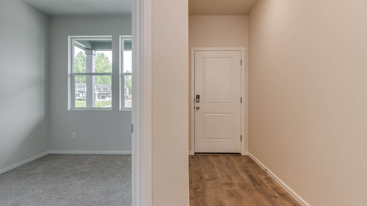 Terrace at Pleasant Valley entry with front door