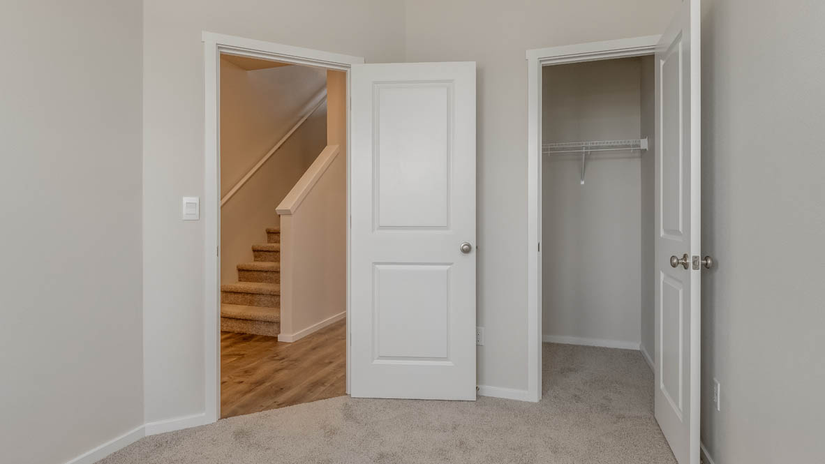 Terrace at Pleasant Valley bedroom and closet doors