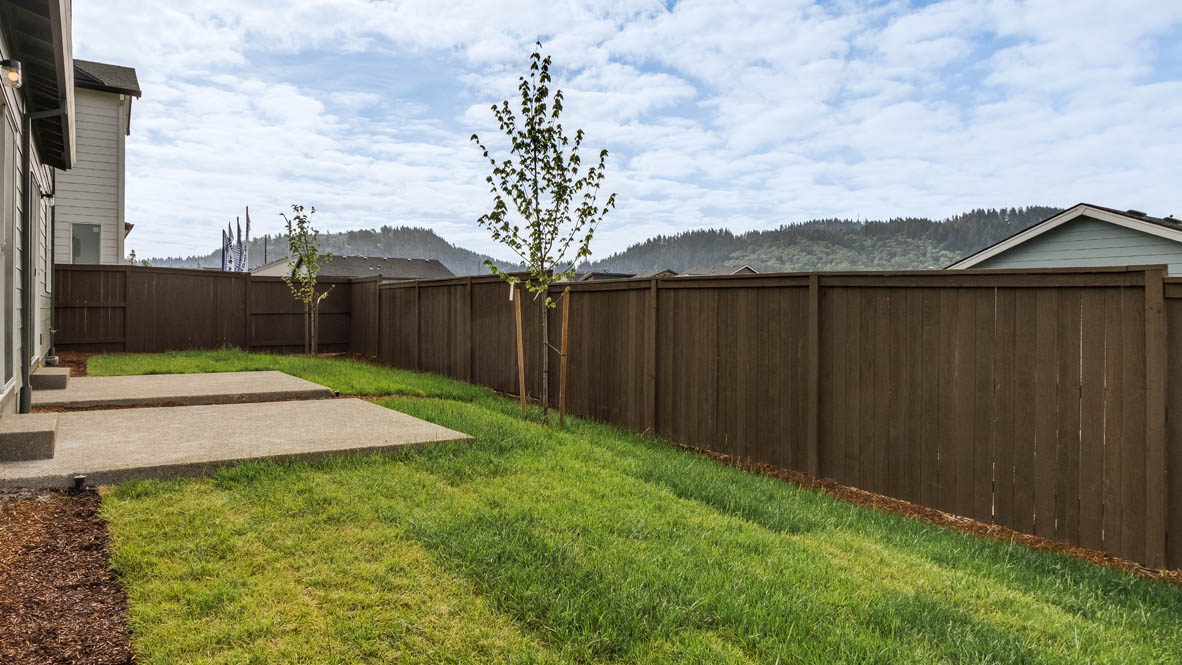 Terrace at Pleasant Valley Monroe Plan Backyard