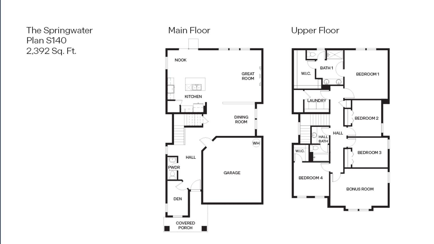Butler Creek Crossing S140 Floor Plan