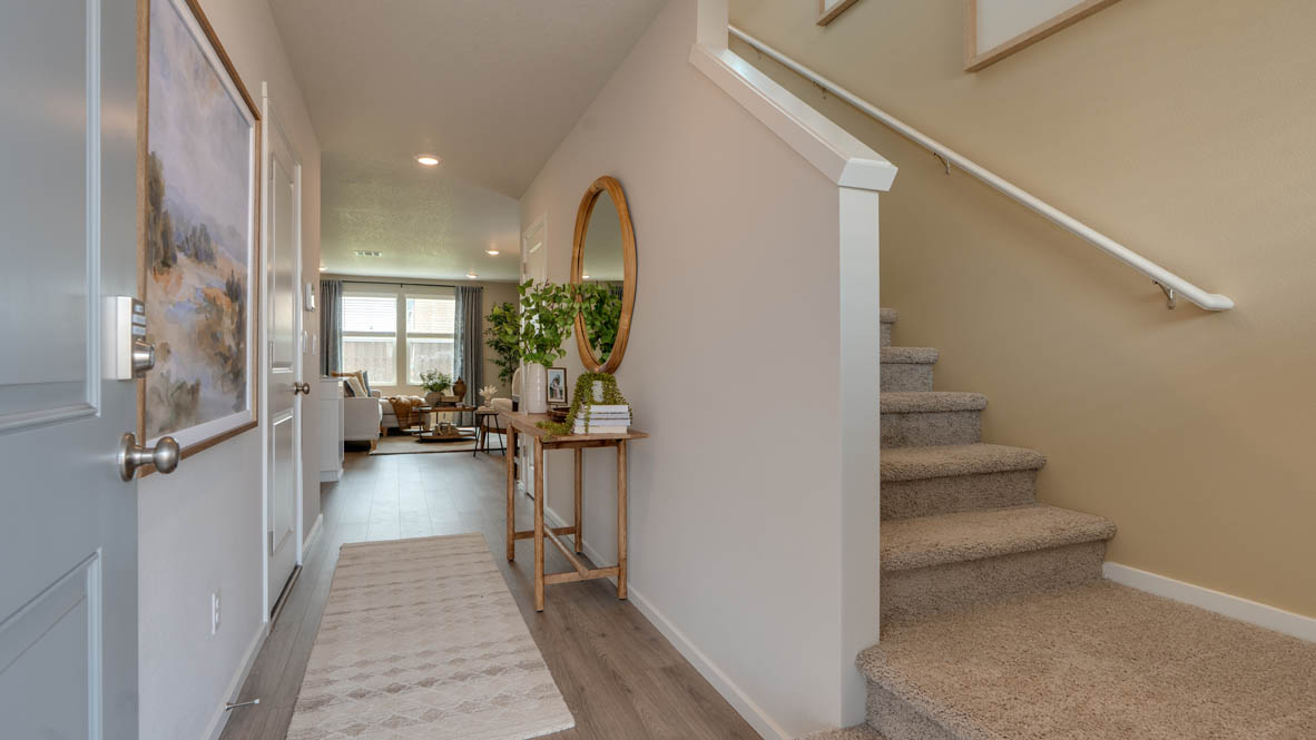 Bailey Meadows entry with preview of stairs