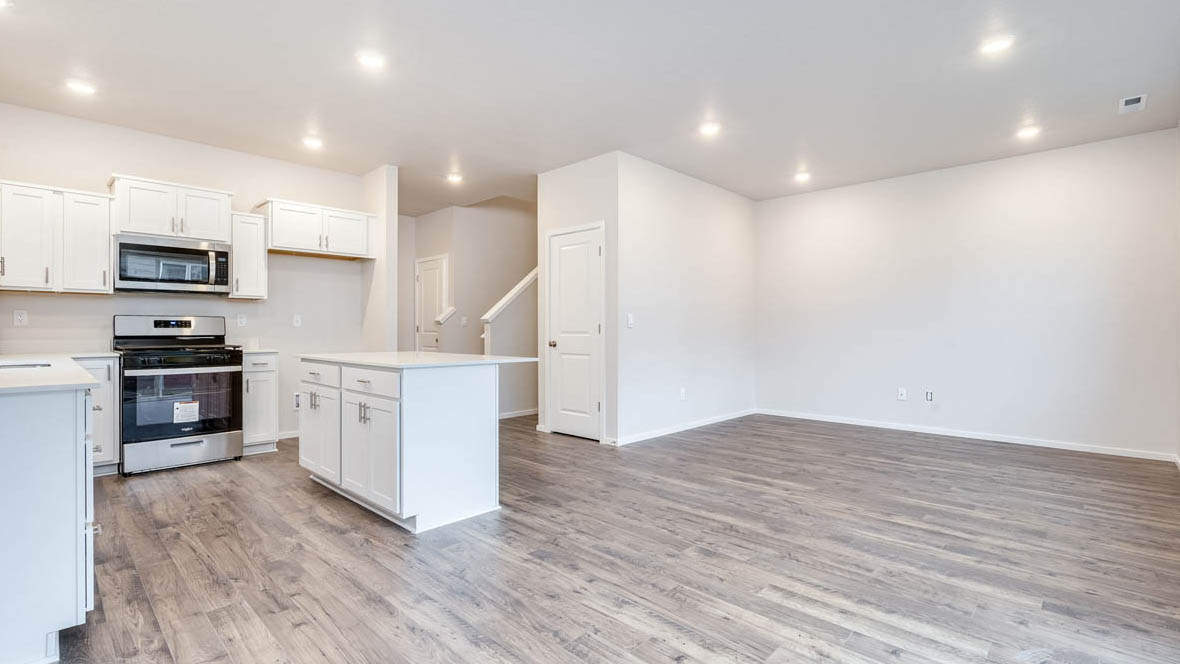 East Park Village Great room and kitchen
