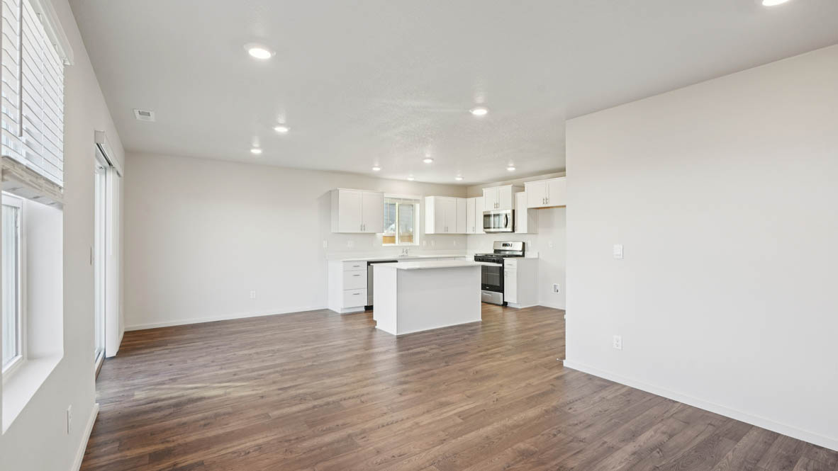 East Park Village Great room and kitchen