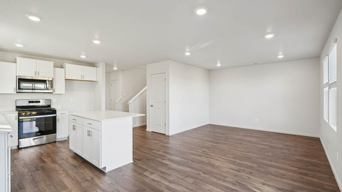 East Park Village Great room and kitchen