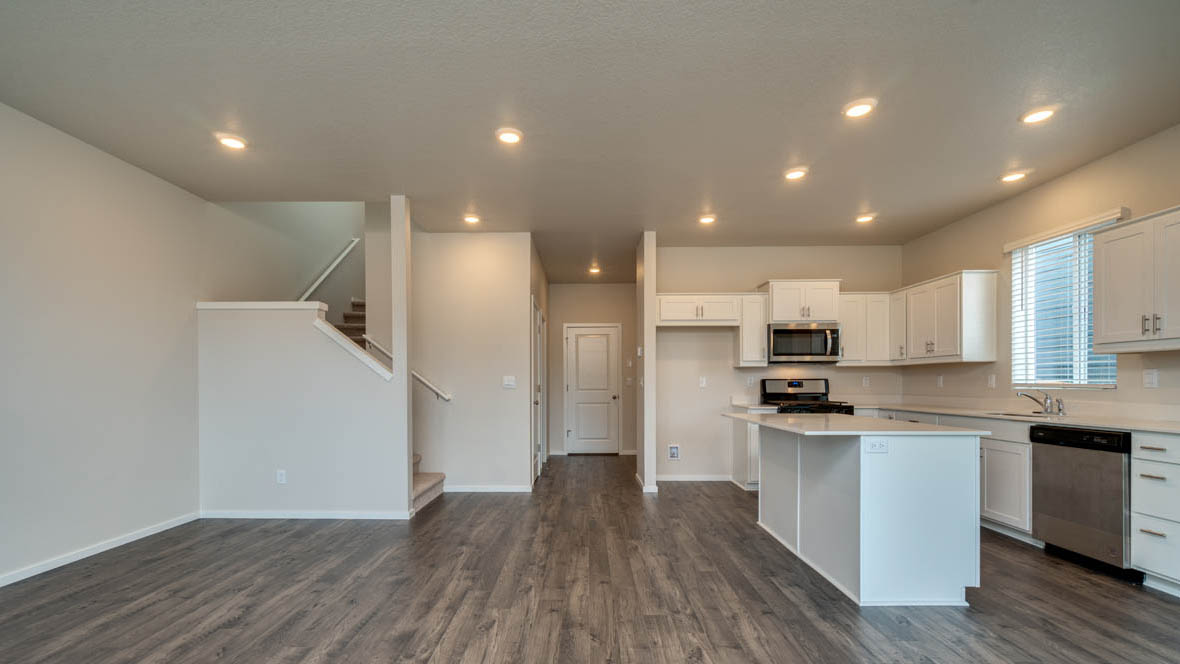 East Park great room with kitchen