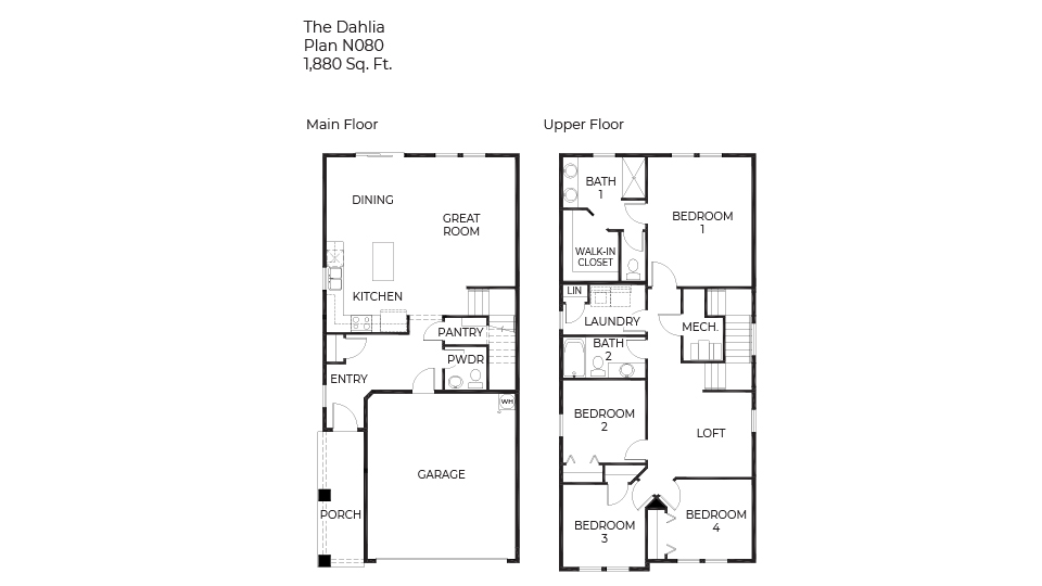 Dahlia floor plan