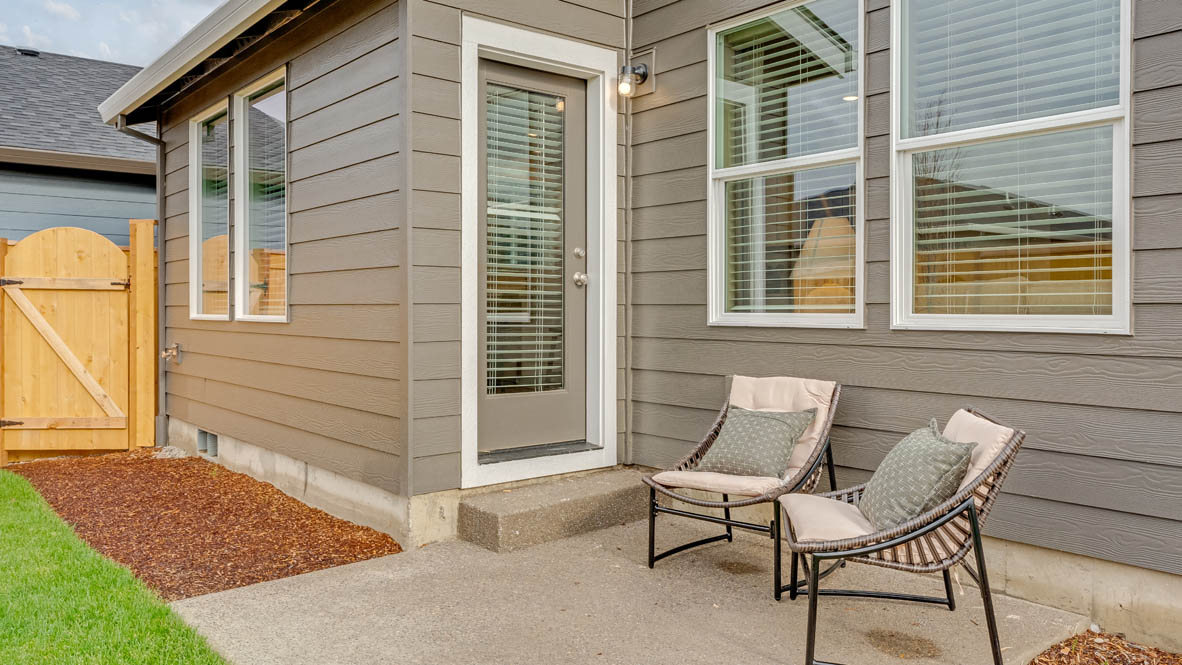 East Park Village backyard