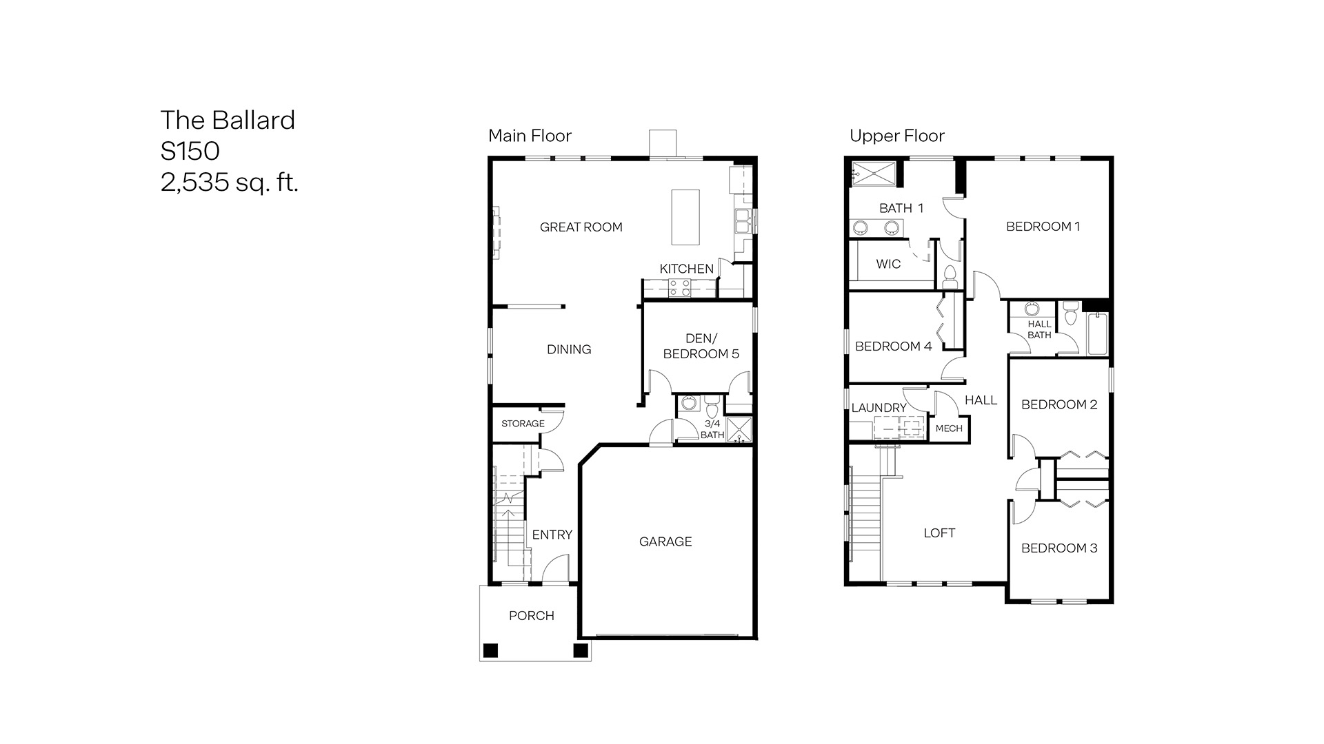 East Park Village Ballard S150 Floor Plan
