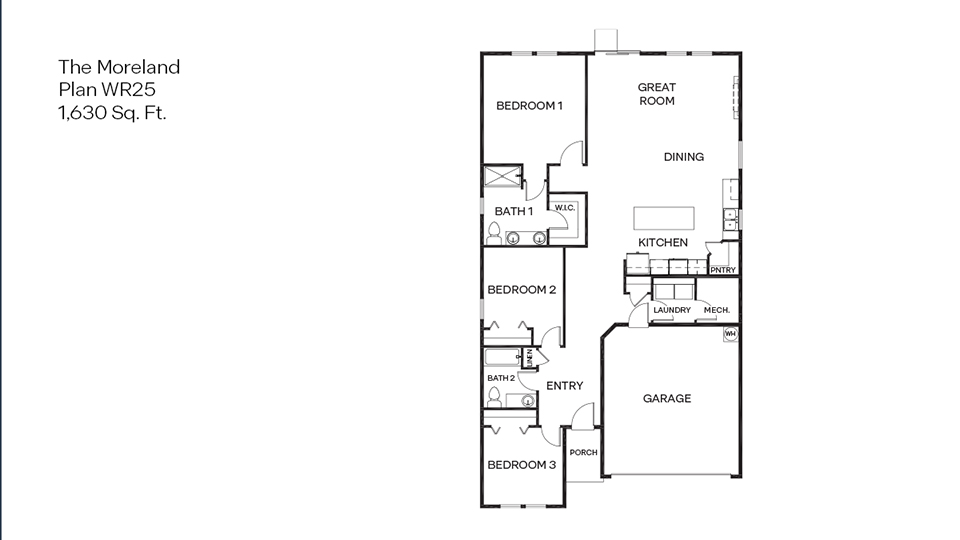 Moreland floor plan WR25
