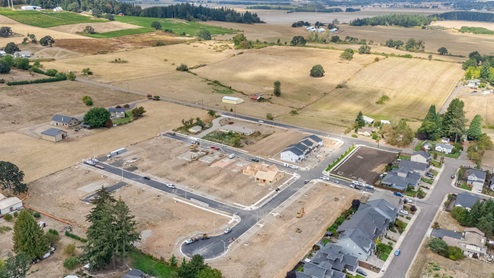 Misty Meadows Community Drone Shot