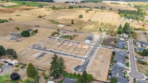 Misty Meadows Community Drone Shot