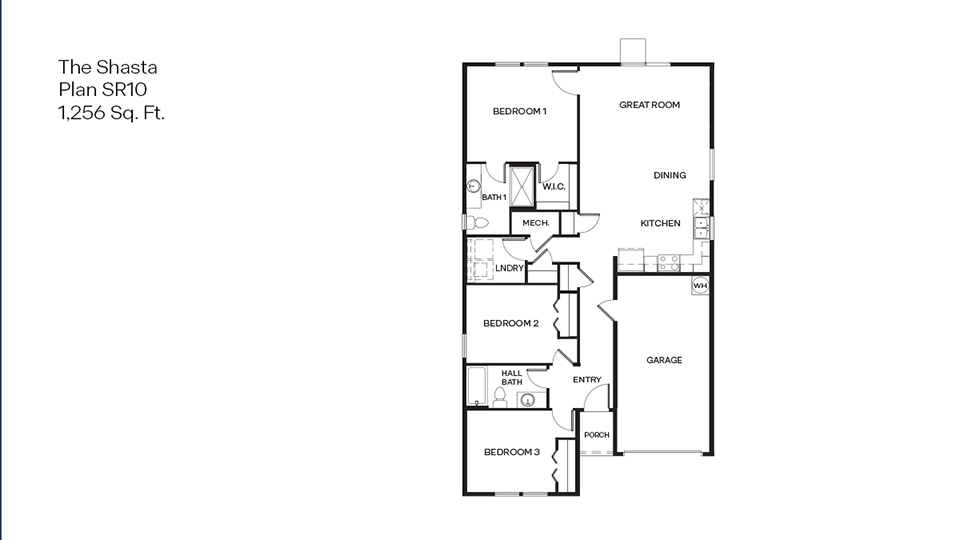 Addysen Park Shasta  SR10 Floor Plan