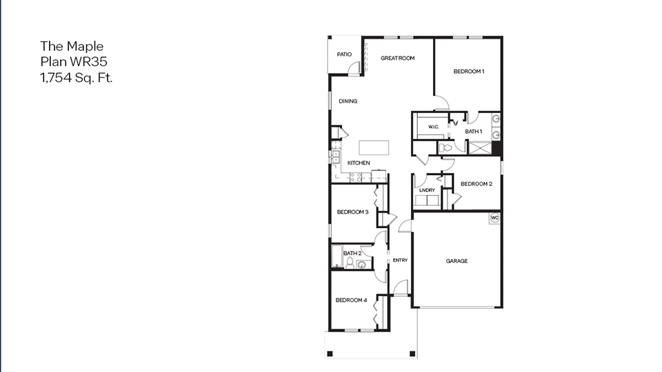 Addysen Park Maple WR35 Floor Plan