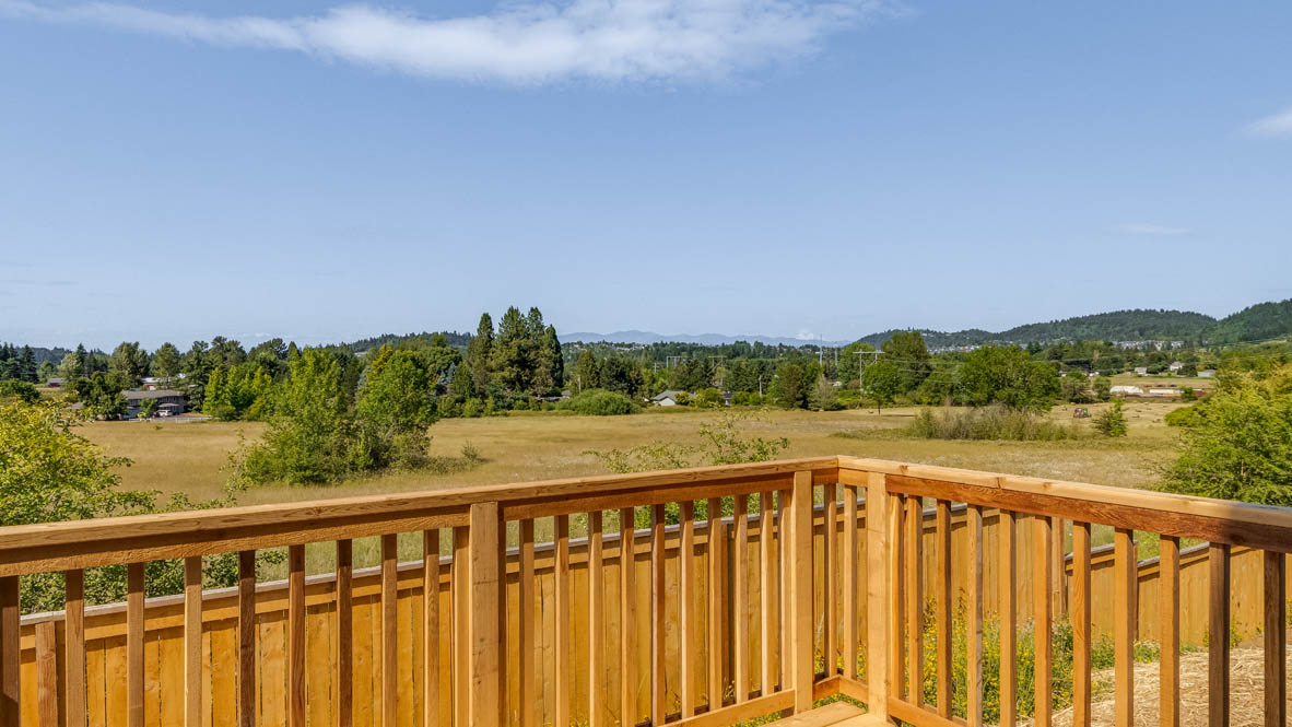 Avery Terrace deck that views out to green space