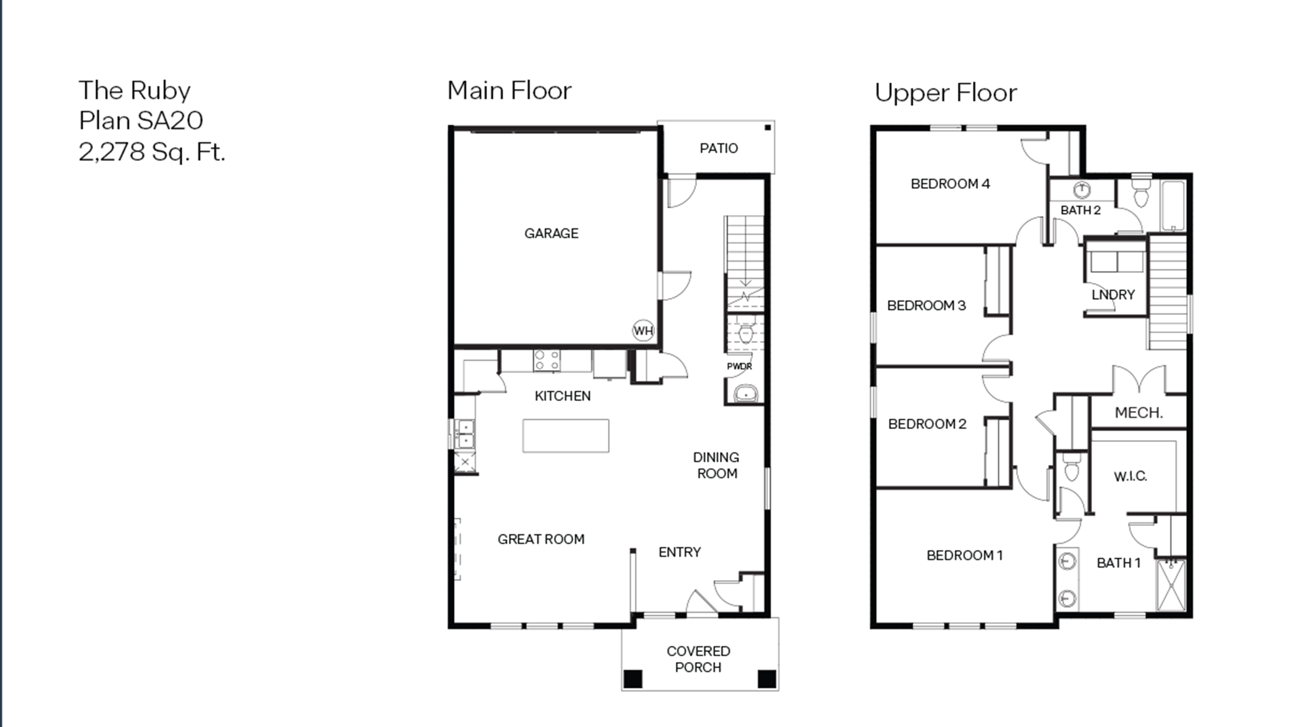 AveryTerrace Ruby SA20 Floor Plan