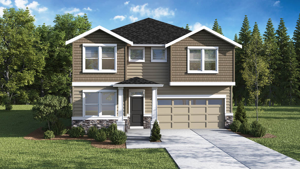 Avery Terrace Elevation D Exterior