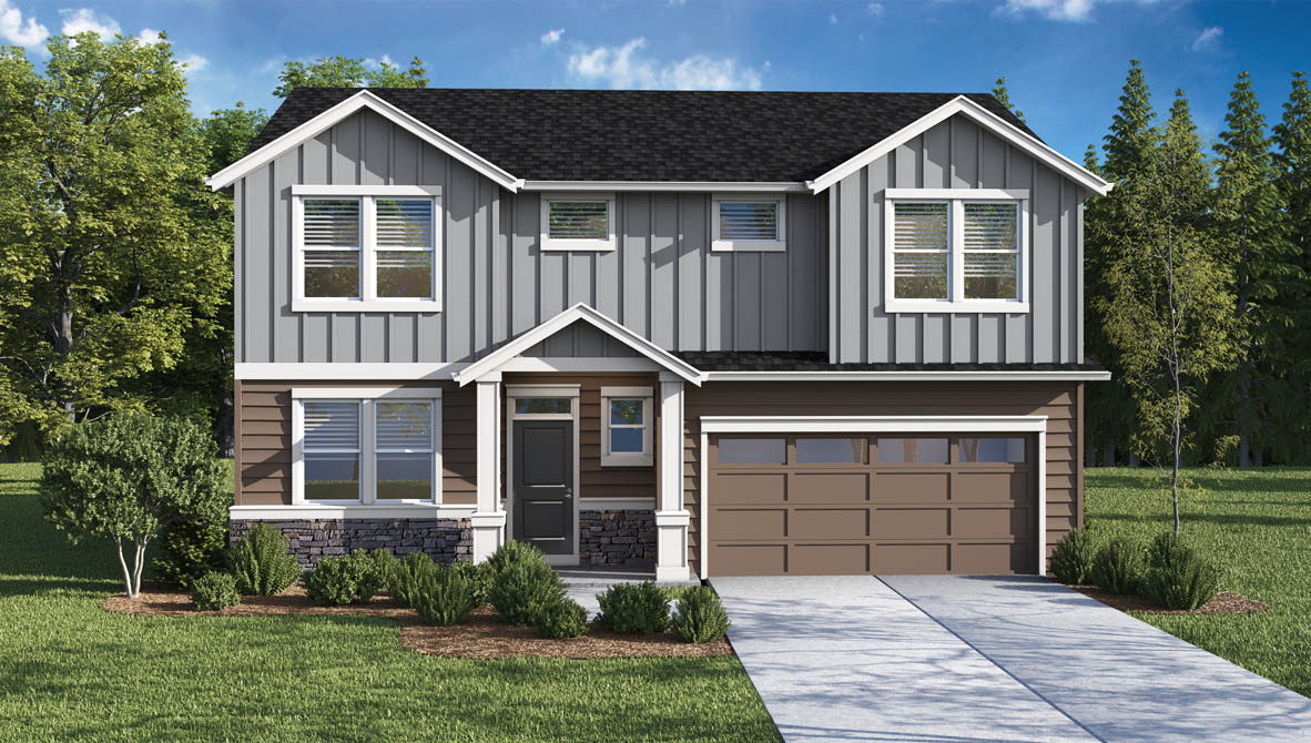 Avery Terrace Elevation E Exterior