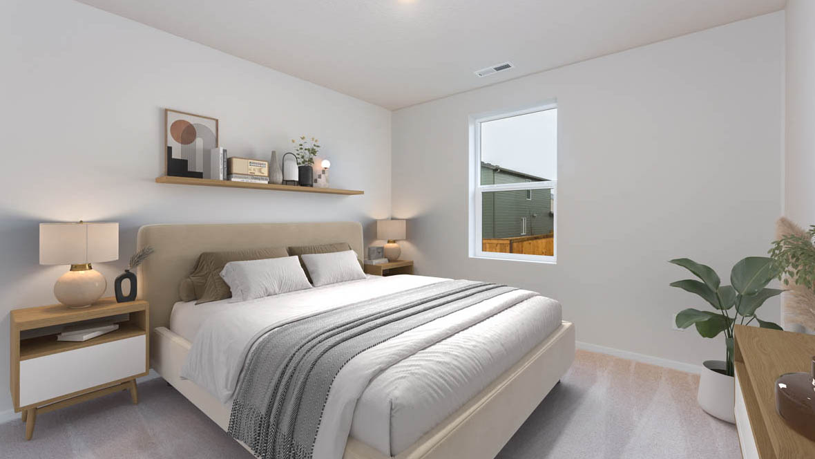 Avery Terrace bedroom virtual staging mock photo