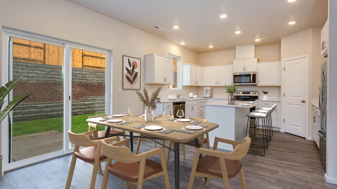 Avery Terrace kitchen virtual staging mock photo