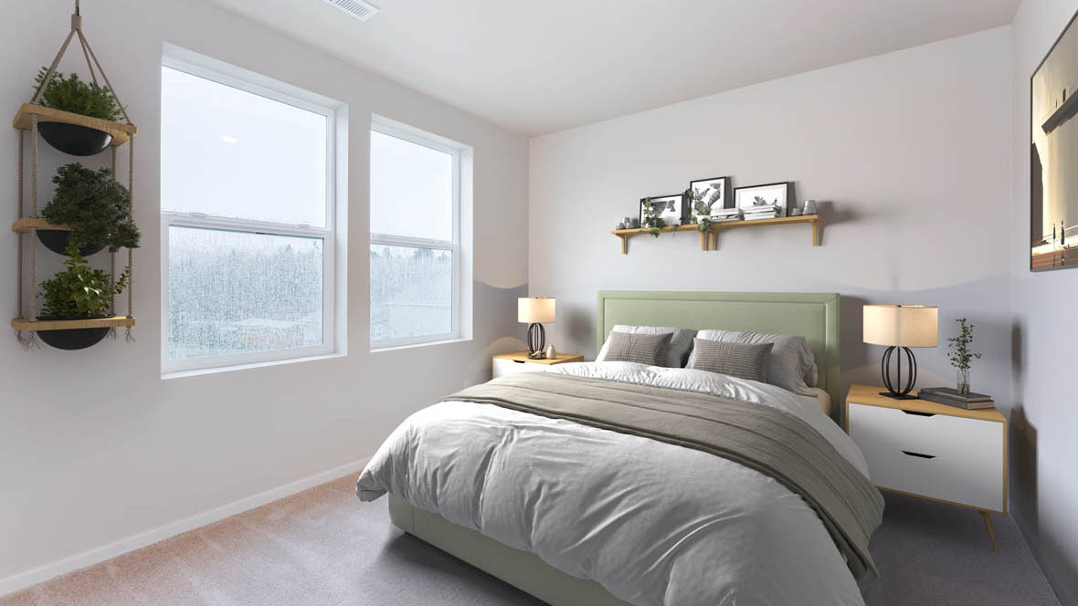 Avery Terrace bedroom virtual staging mock photo