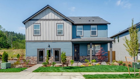 Avery Terrace Sales office and staged model