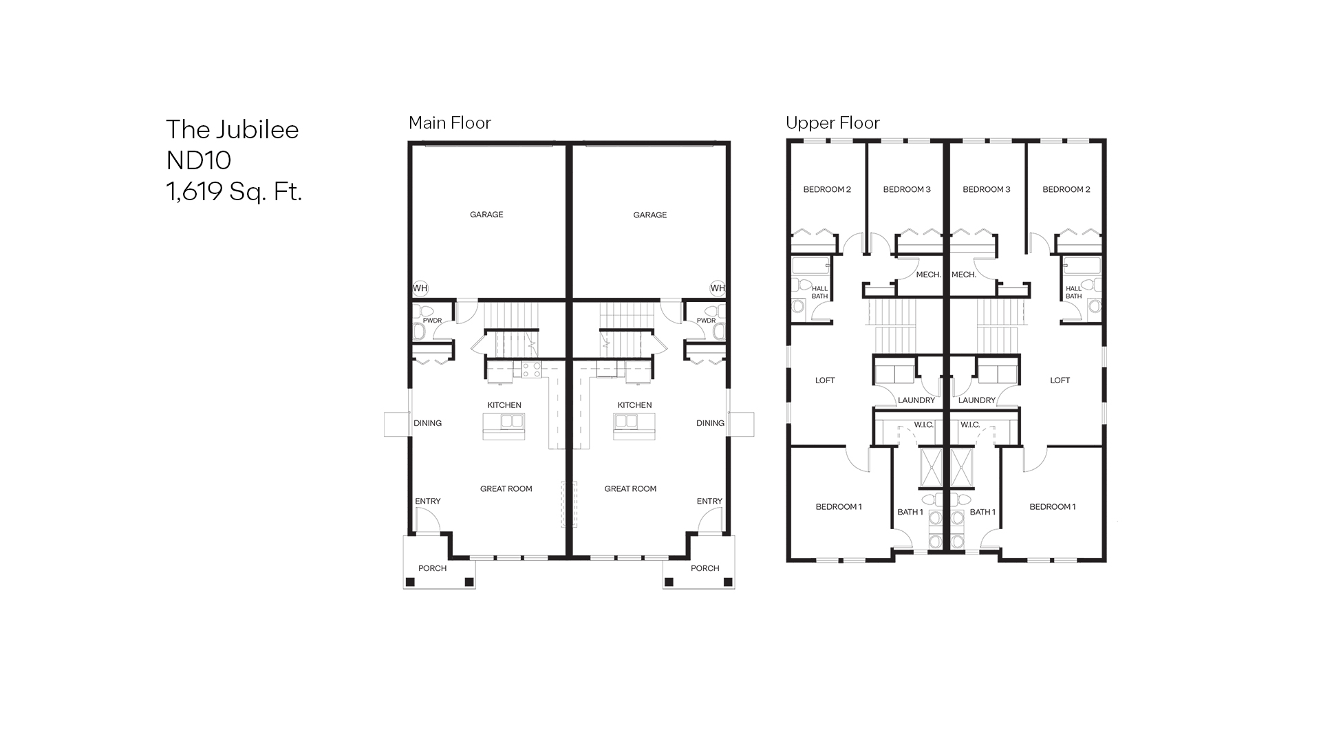 ND10 Jubilee Duplex Floor Plan