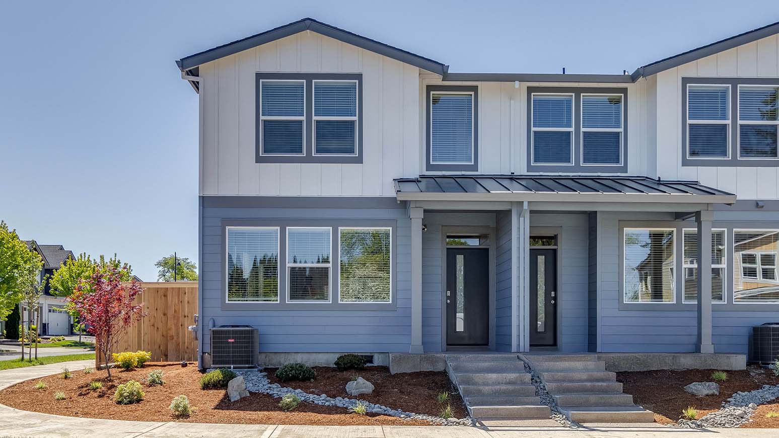 Gordon Creek Pointe Exterior Rendering UMA7 Ele B 4 Plex