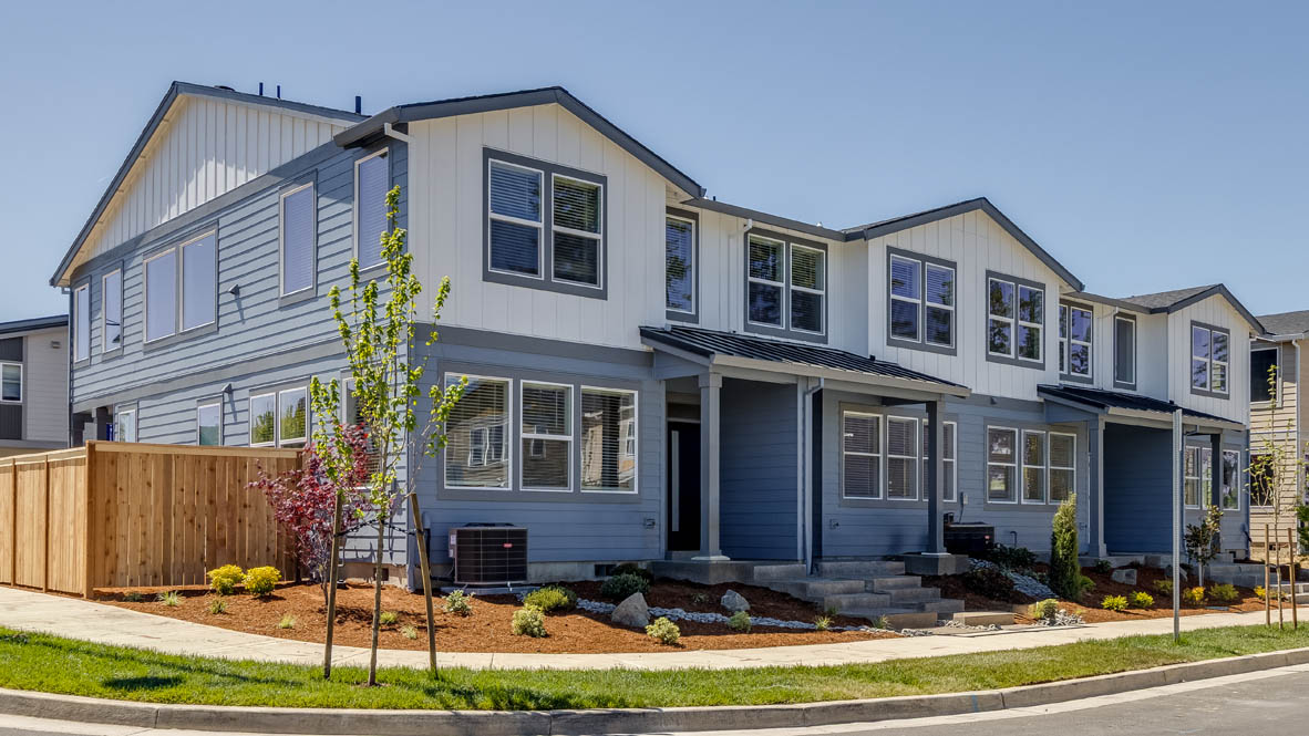 Gordon Creek Pointe Exterior Rendering UMA7 Ele B 4 Plex