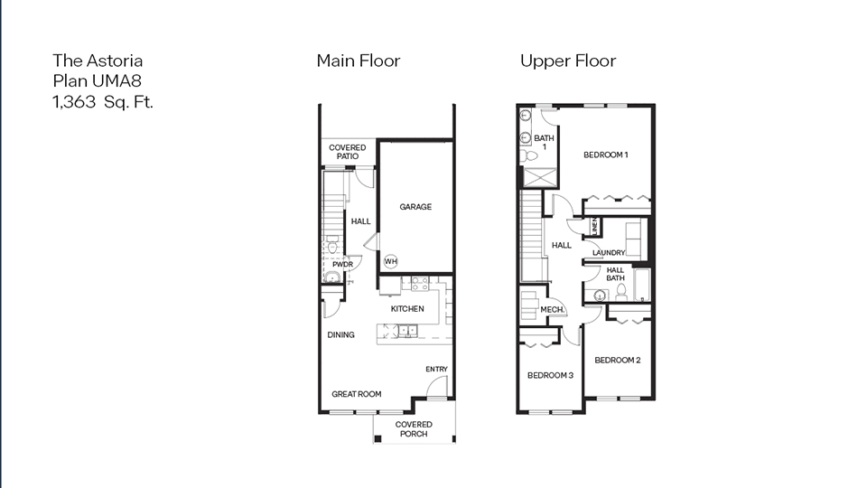 Gordon Creek Pointe Astoria UMA8 Floor Plan