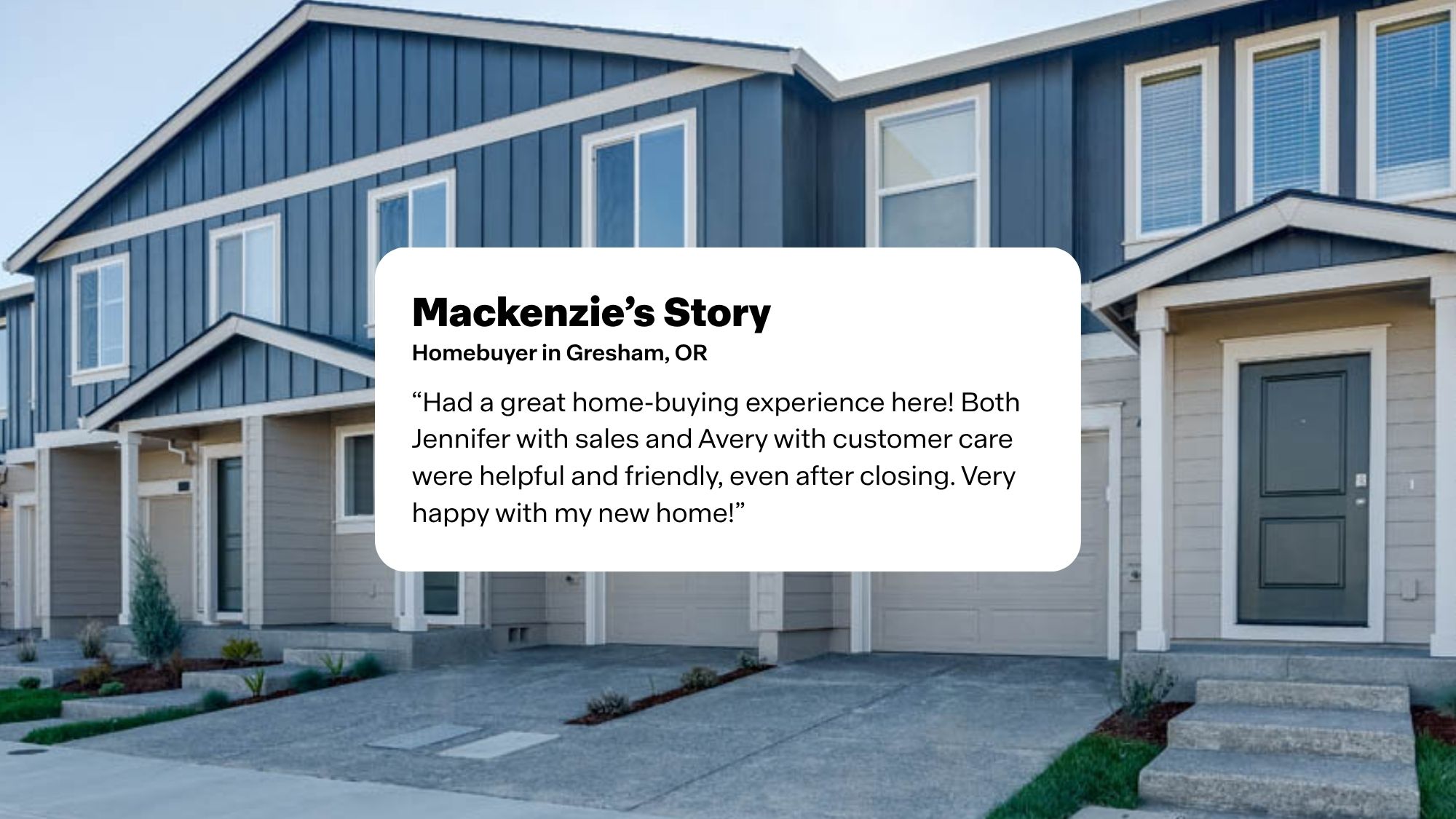Homebuyer Testimonial Posts Mackenzie