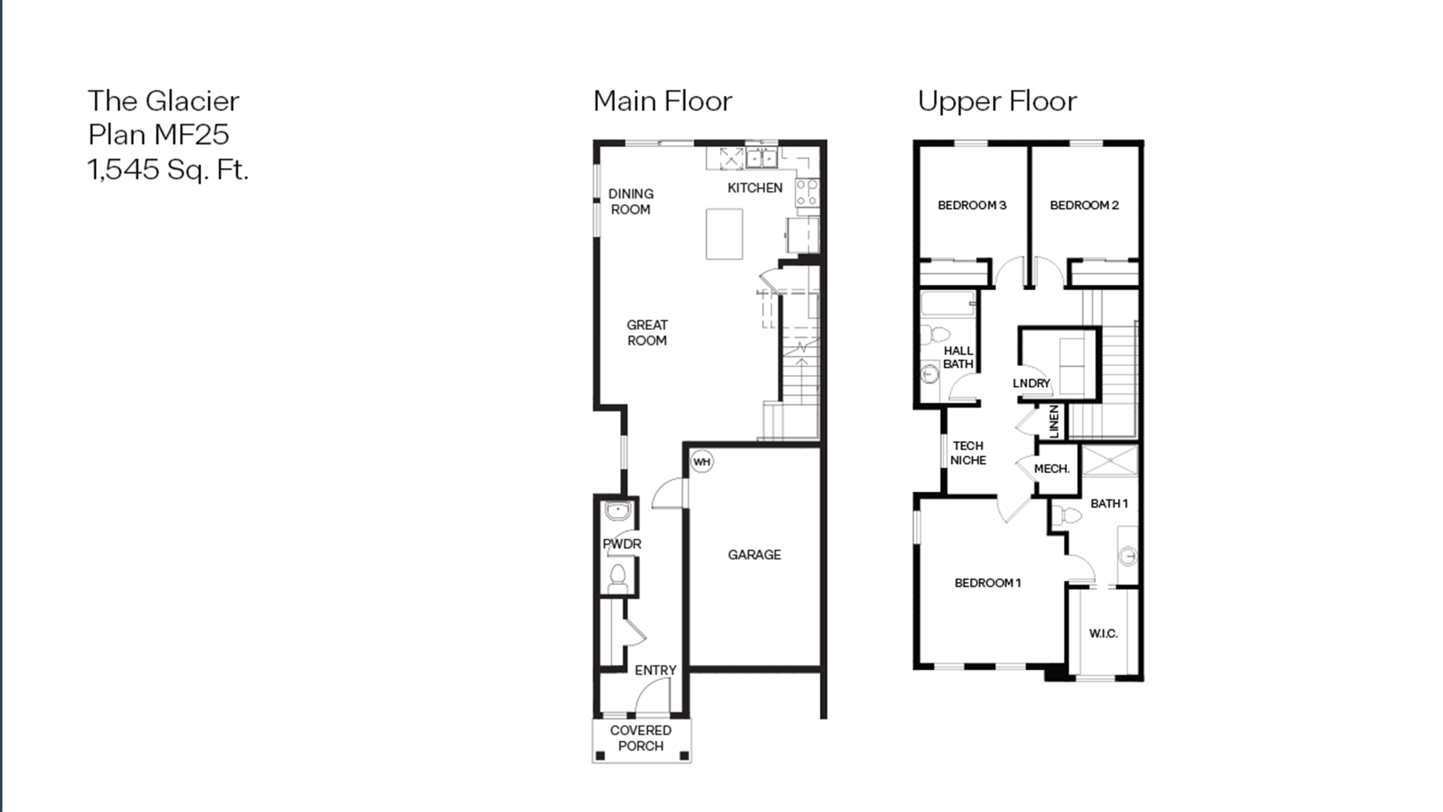 Thunder Ridge Floor Plan Glacier MF25
