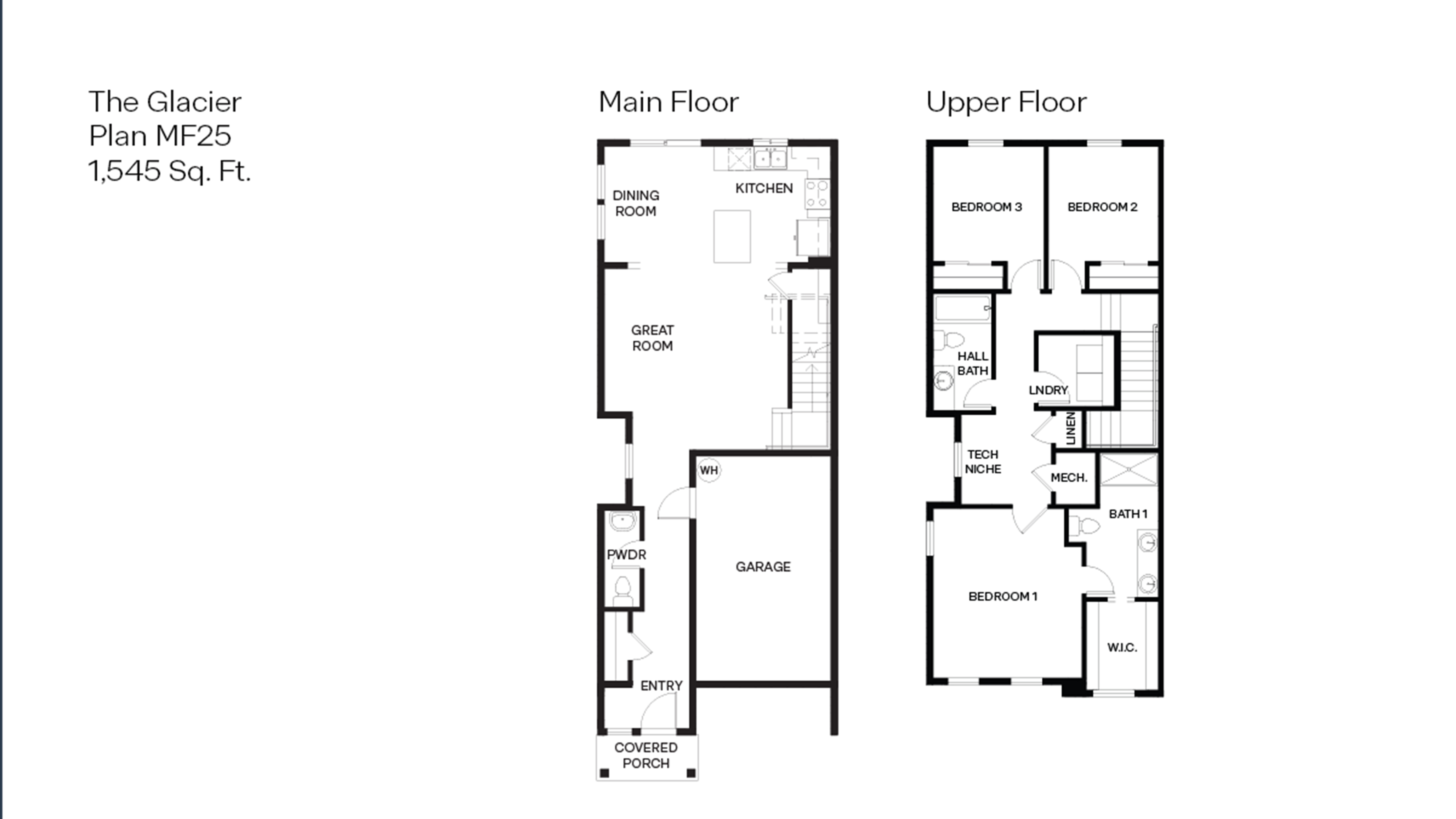 Glacier floorplan