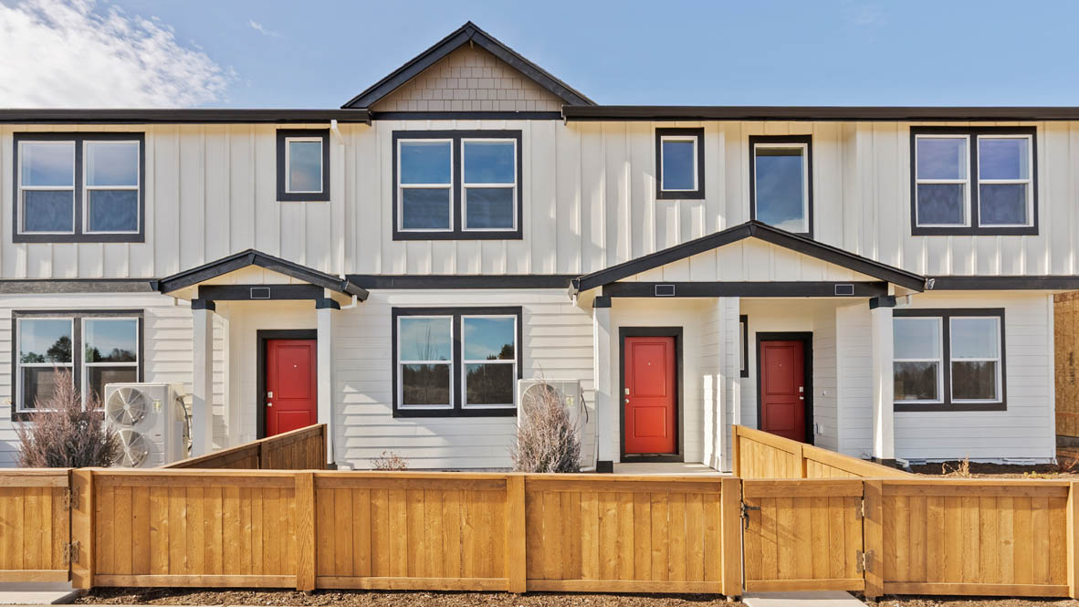 Ponderosa Woodbridge MA10 exterior rendering 5 plex elevation B