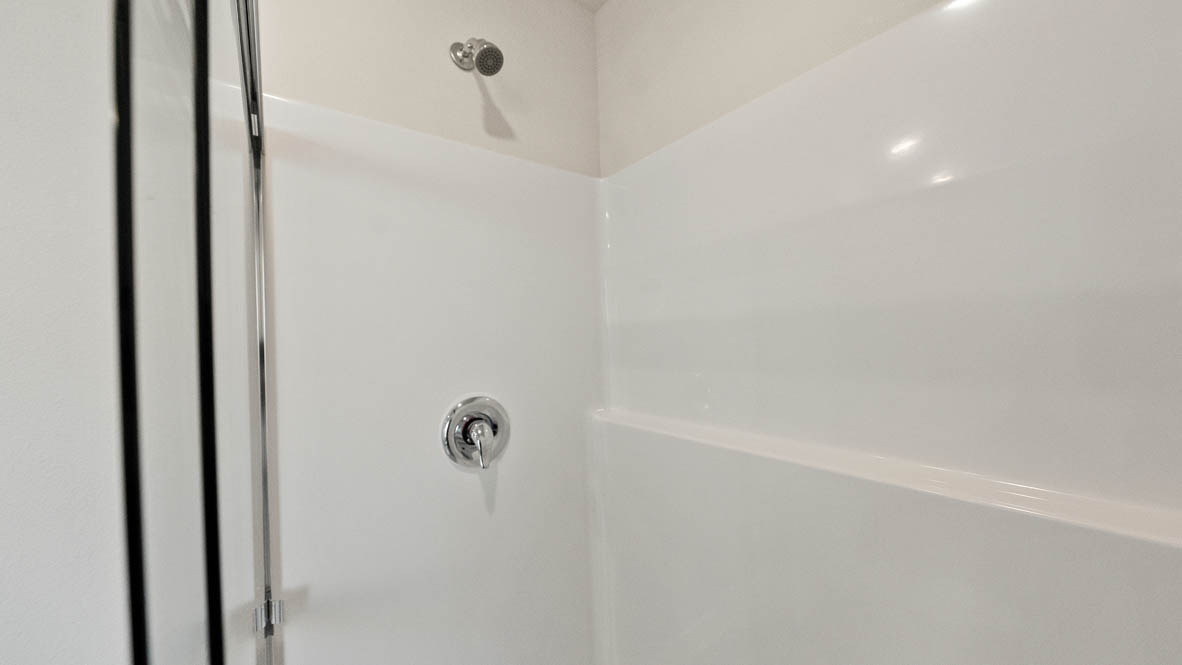 Ponderosa primary bathroom walk in shower