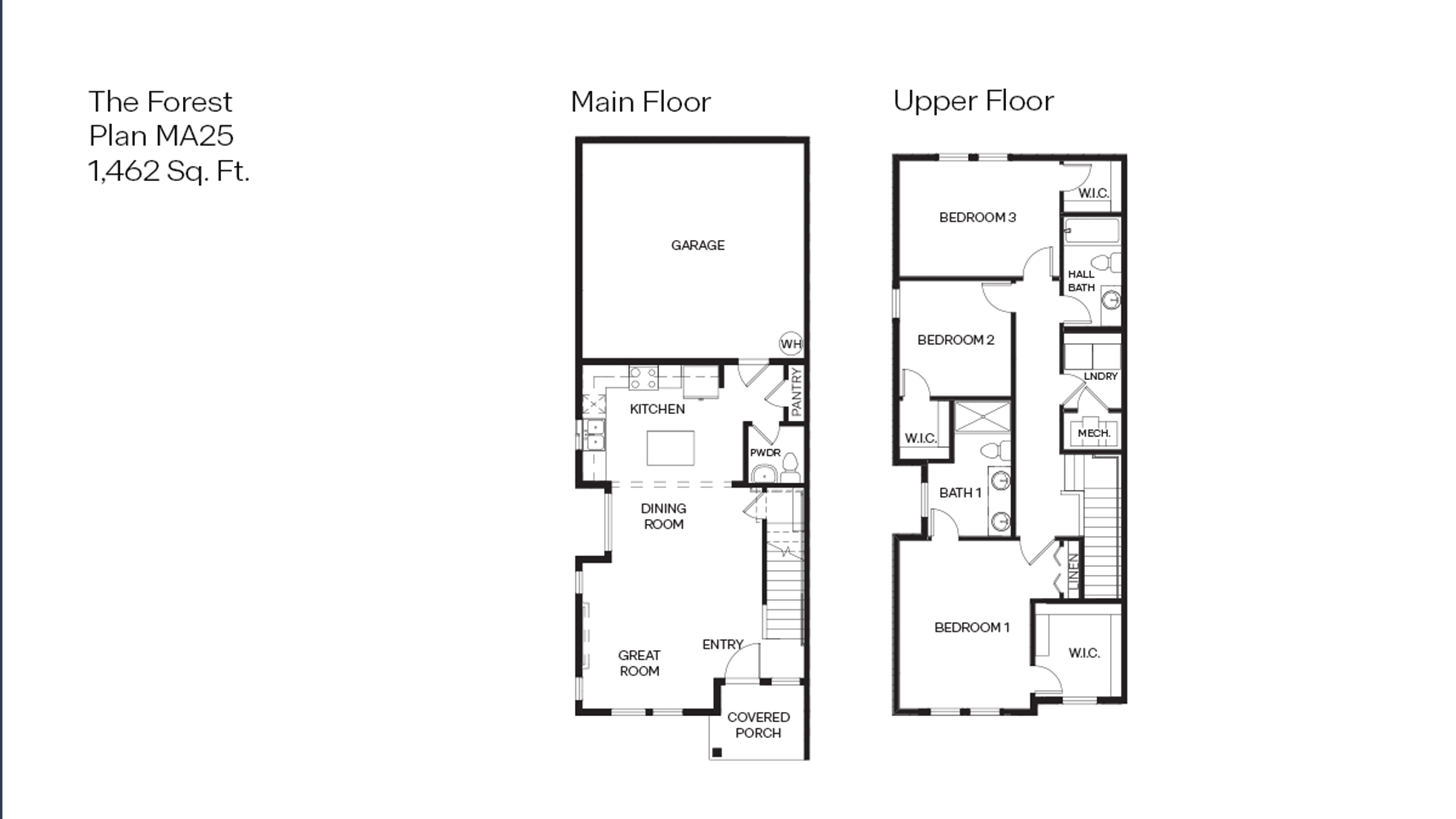 Ponderosa The Forest Floor Plan