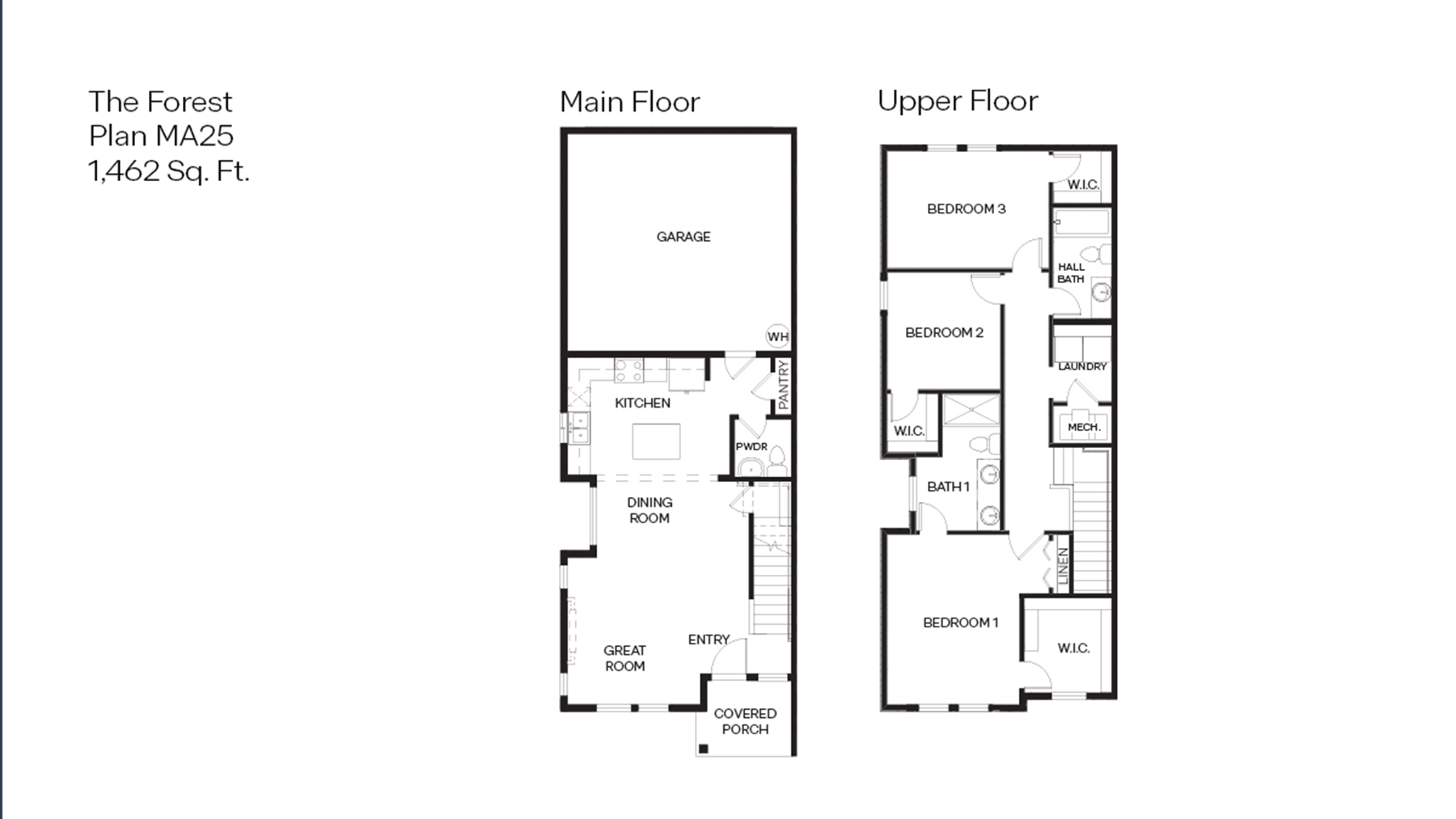 Ponderosa The Forest Floor Plan
