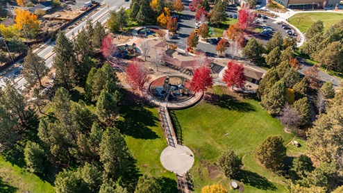 Stevens Ranch Bend Drone Shot
