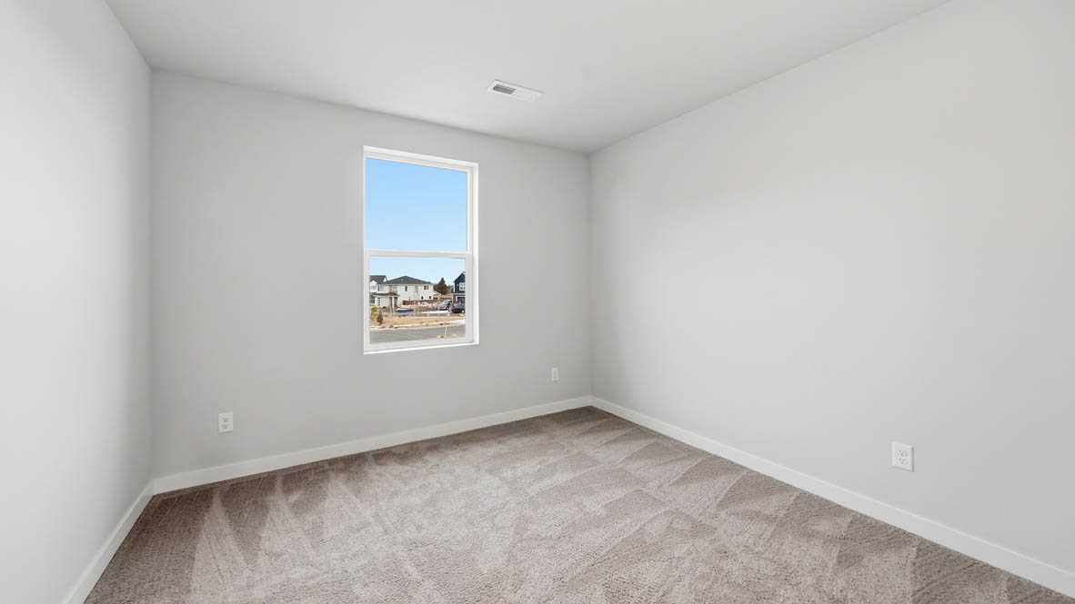 Stevens Ranch bedroom with carpet and a window